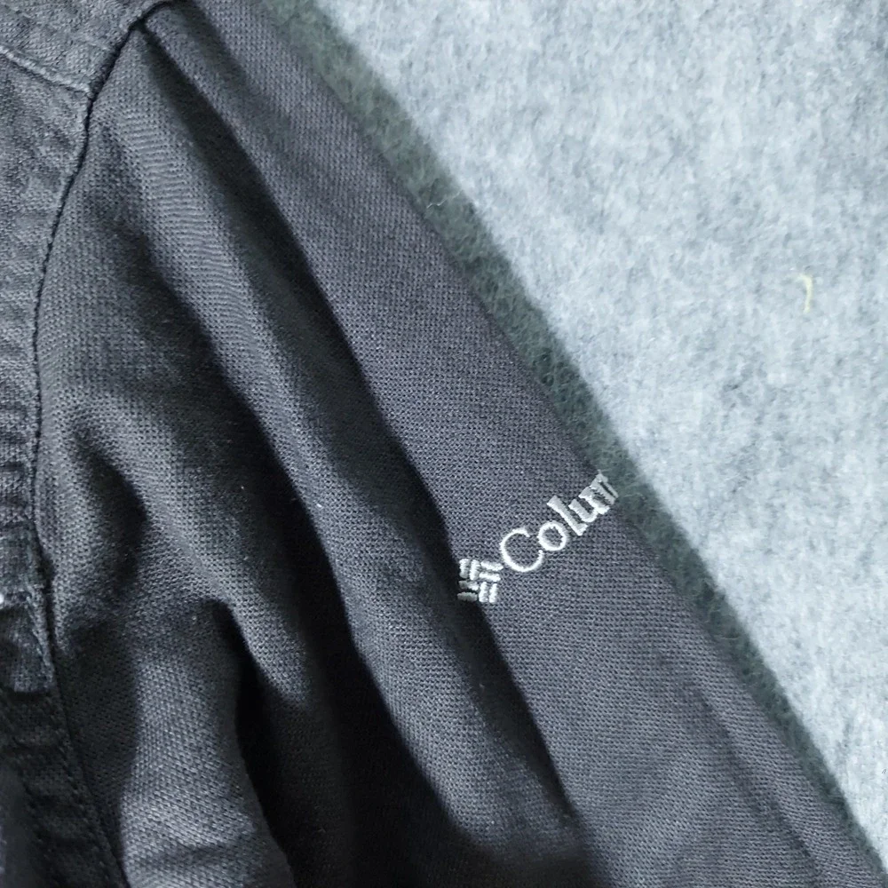 Columbia Women Jacket XL Grey‎ Hemp Cotton Utility Field Cinched Waist Zip Front